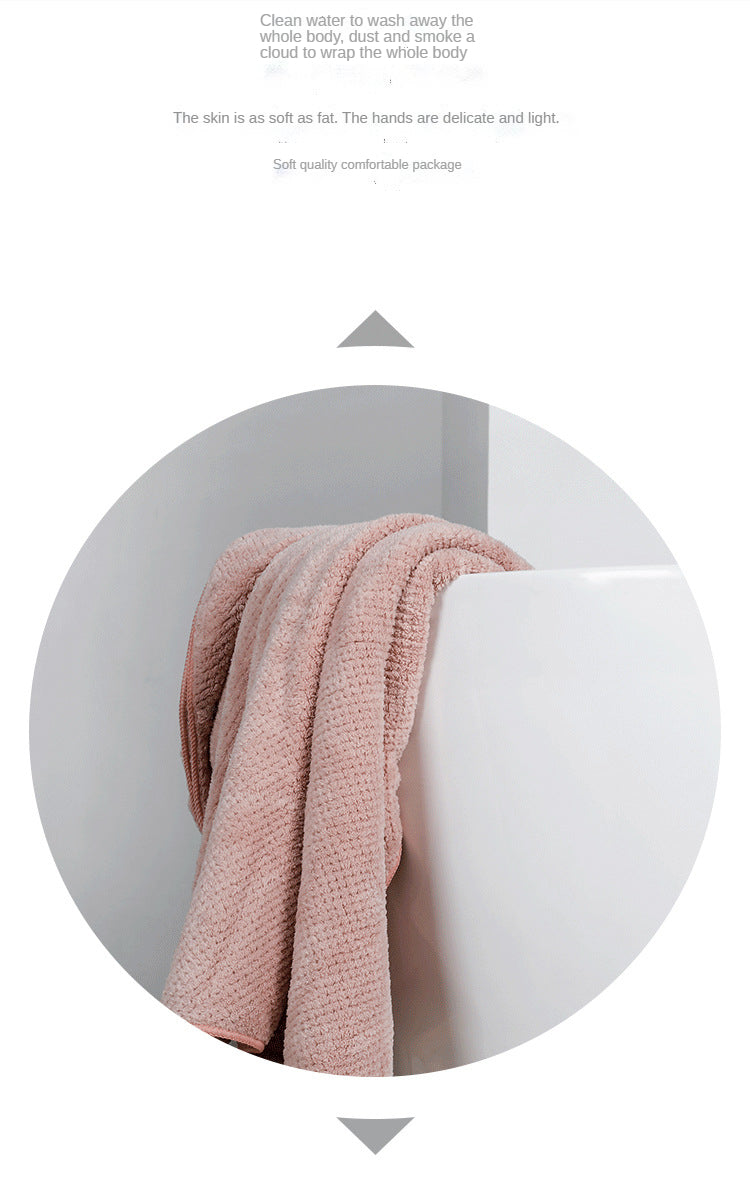 Serviette de Bain Microfibre Épaisse Grand Format 90x170cm