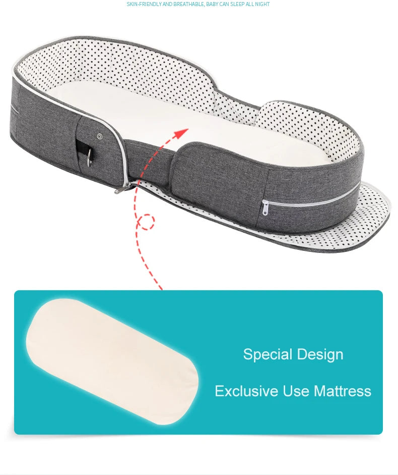 Nid de Bébé Portable avec Moustiquaire