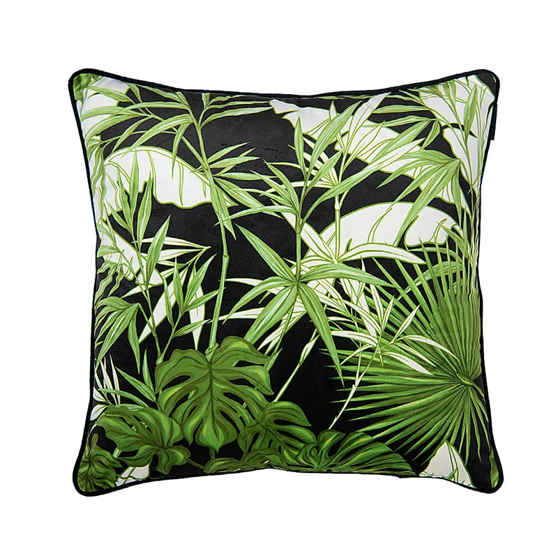 Housse de Coussin Velours Géométrique - Style Nordique