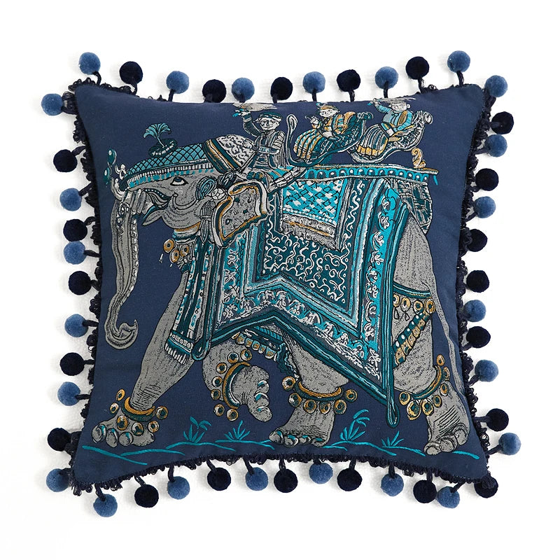 Housse de Coussin Motif Peau de Tigre - Rétro Luxueux