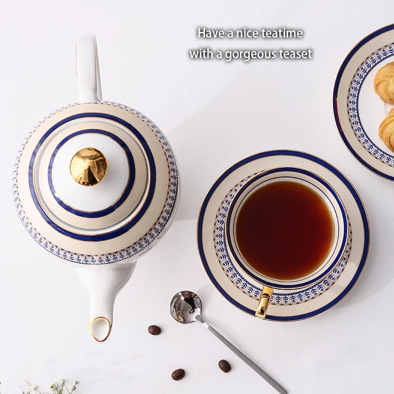 Service à Thé Porcelaine Style Marocain