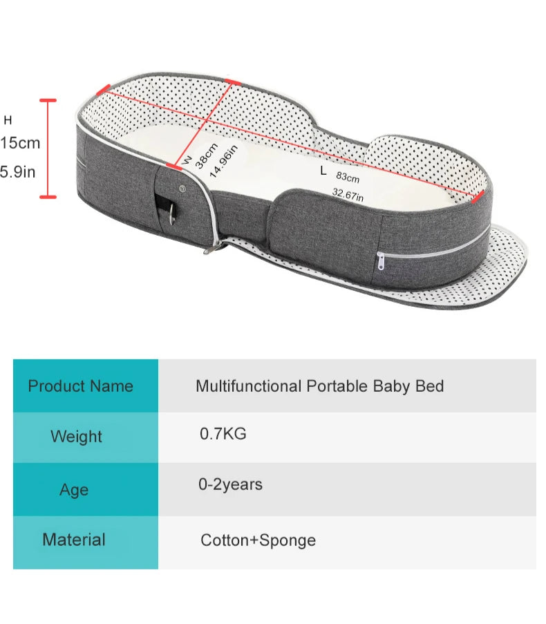 Nid de Bébé Portable avec Moustiquaire