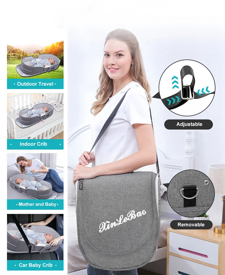 Nid de Bébé Portable avec Moustiquaire