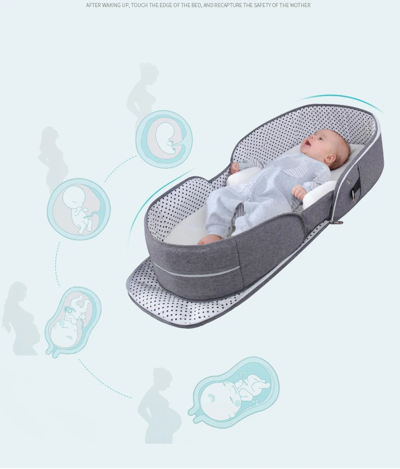 Nid de Bébé Portable avec Moustiquaire