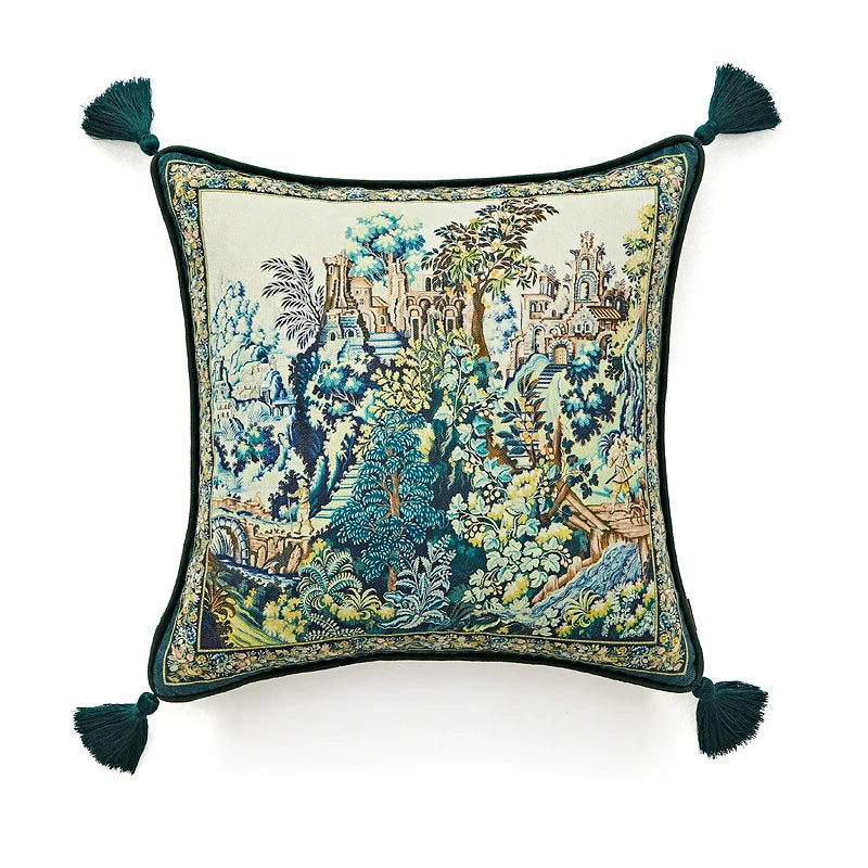 Housse de Coussin Motif Peau de Tigre - Rétro Luxueux