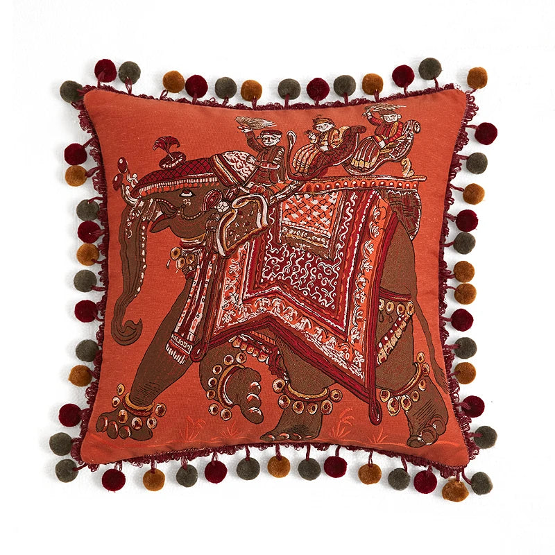 Housse de Coussin Motif Peau de Tigre - Rétro Luxueux