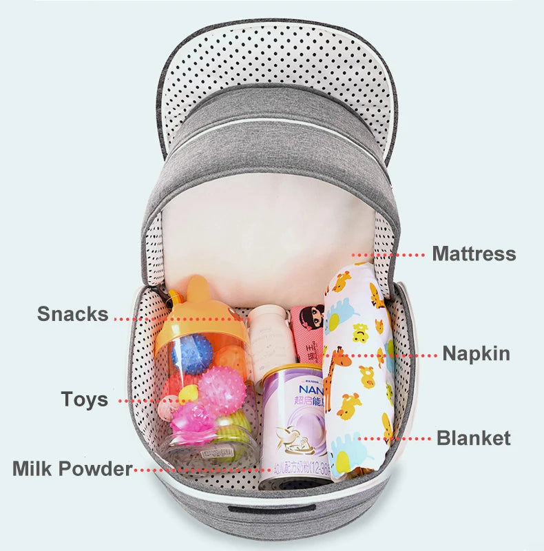 Nid de Bébé Portable avec Moustiquaire