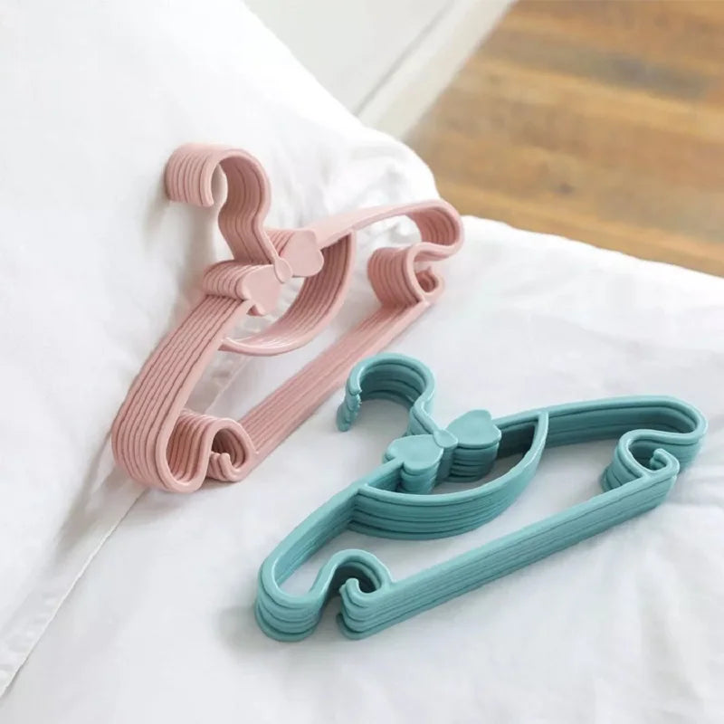 Lot de Cintres Enfant Portables Anti-Vent