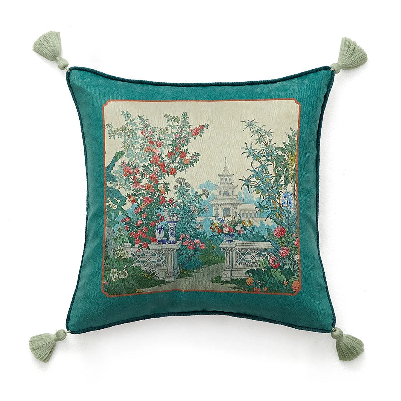 Housse de Coussin Motif Peau de Tigre - Rétro Luxueux