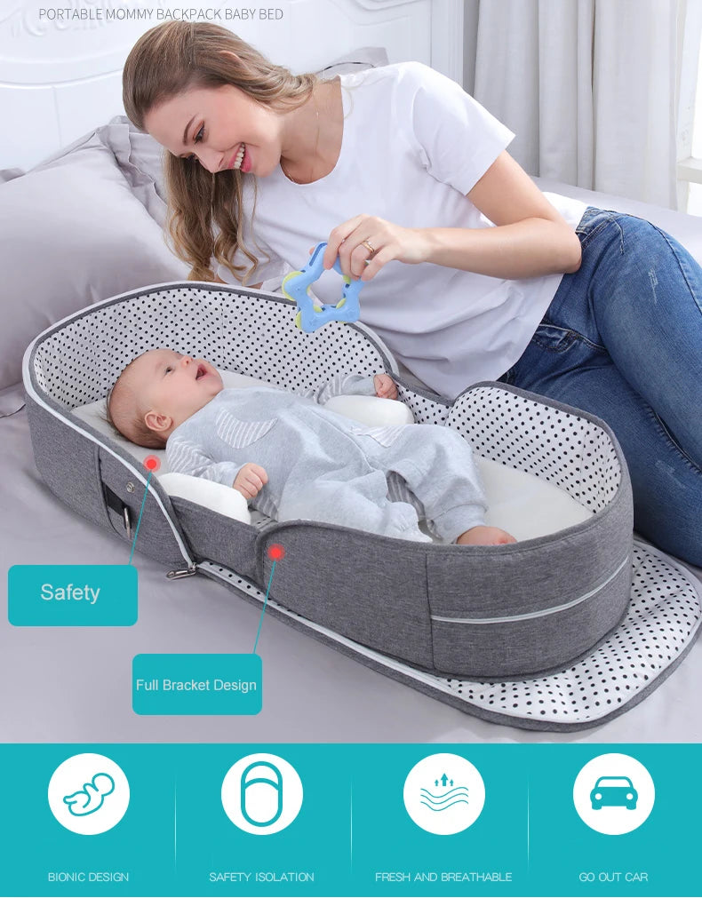 Nid de Bébé Portable avec Moustiquaire