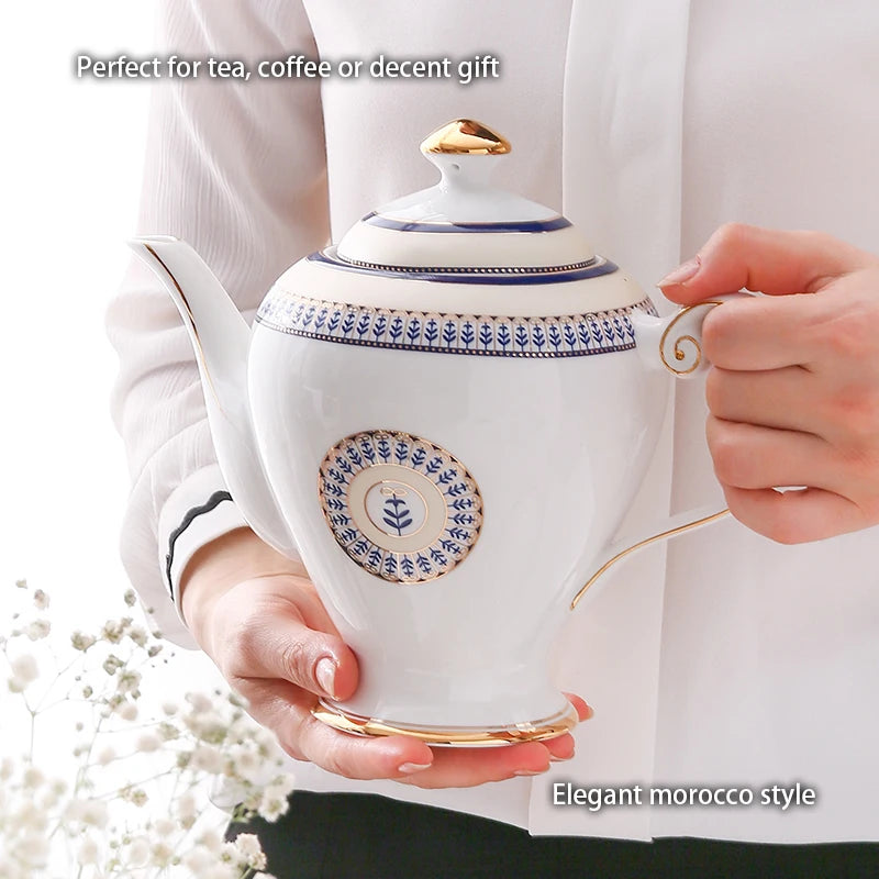 Service à Thé Porcelaine Style Marocain