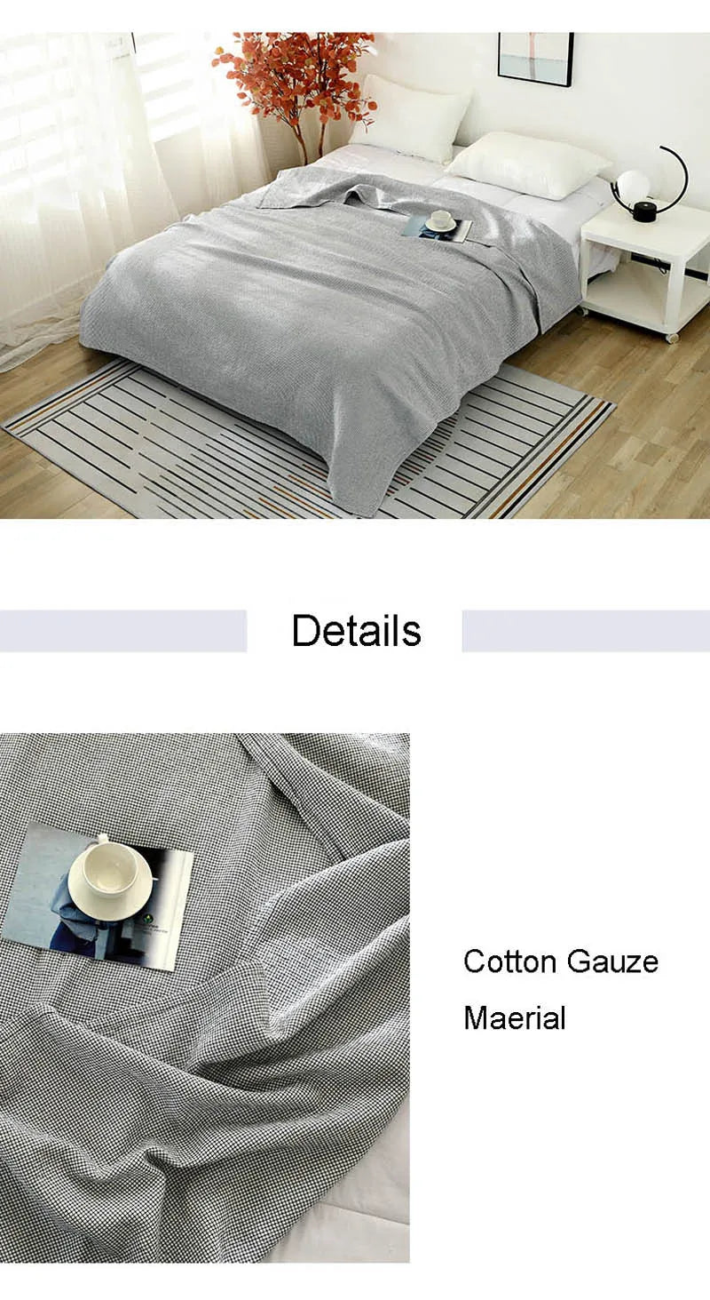 Couverture en Gaze de Coton Style Japonais