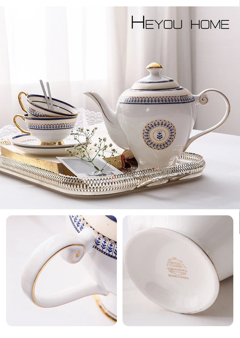 Service à Thé Porcelaine Style Marocain