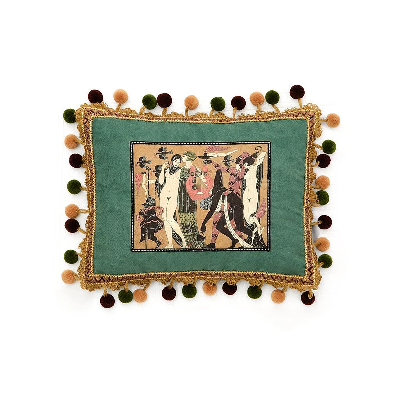 Housse de Coussin Motif Peau de Tigre - Rétro Luxueux
