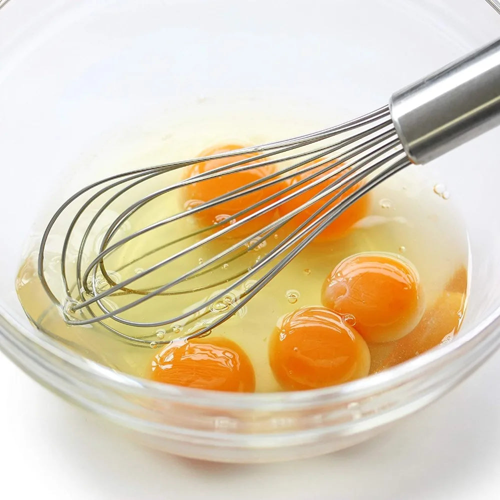 Fouet de Cuisine en Acier Inoxydable Batteur à Œufs