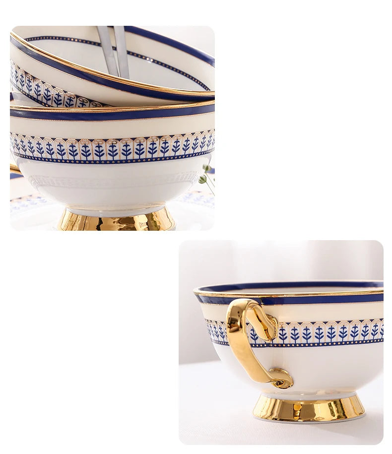 Service à Thé Porcelaine Style Marocain