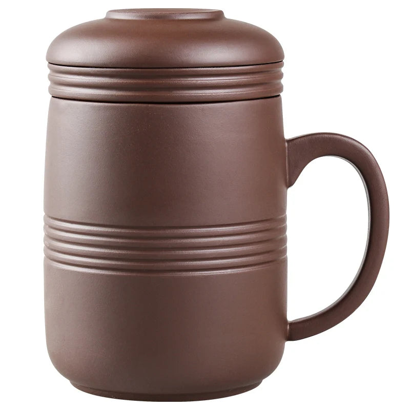 Tasse à Thé en Argile Pourpre Yixing avec Filtre