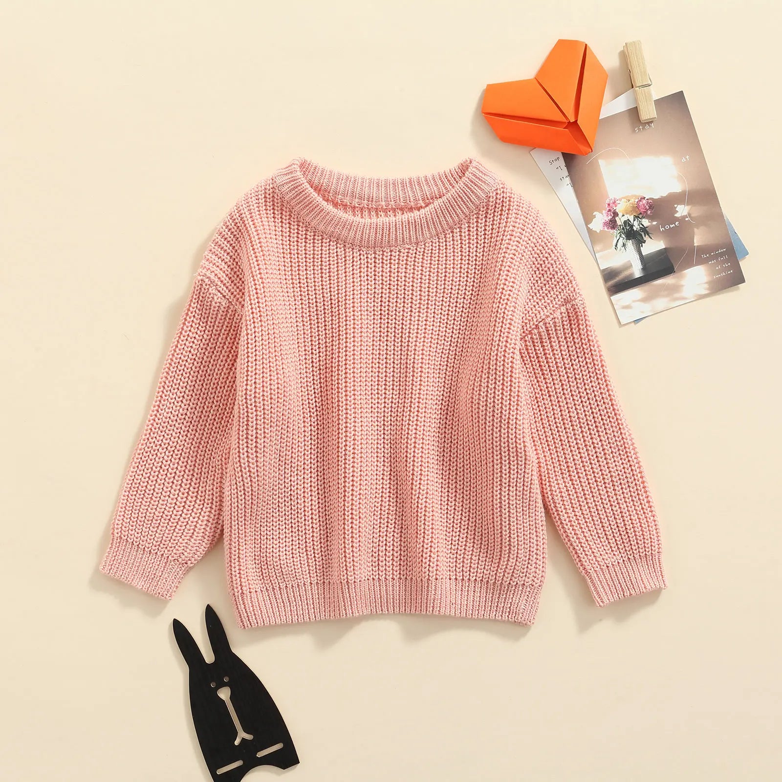 Pull Bébé Tricoté Manches Longues Automne