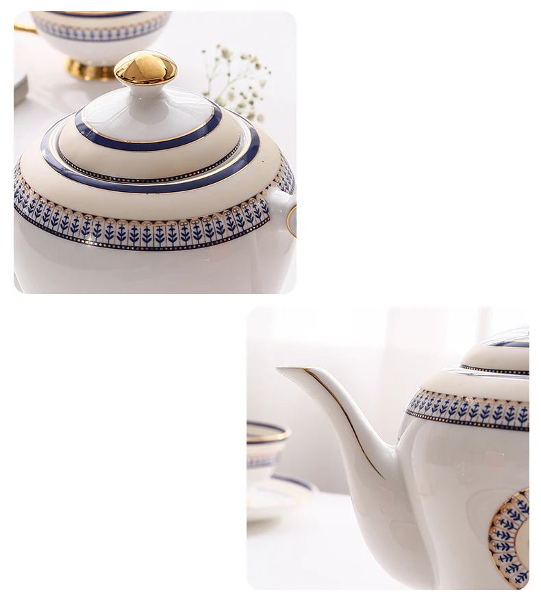 Service à Thé Porcelaine Style Marocain