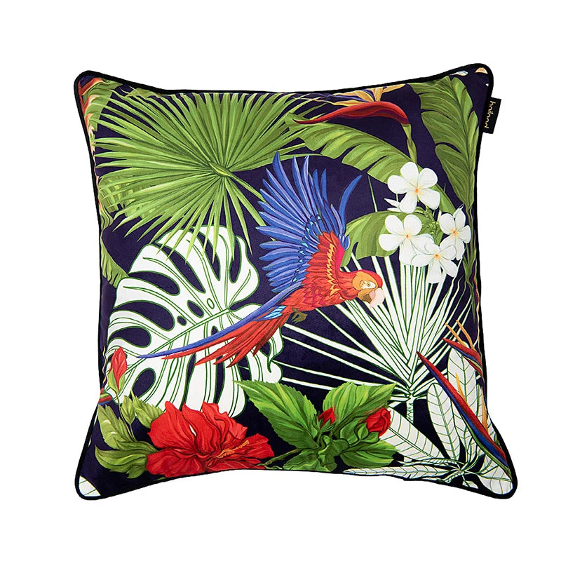 Housse de Coussin Velours Géométrique - Style Nordique