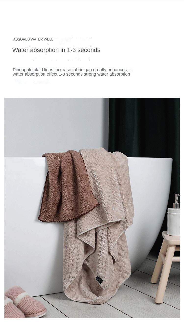 Serviette de Bain Microfibre Épaisse Grand Format 90x170cm