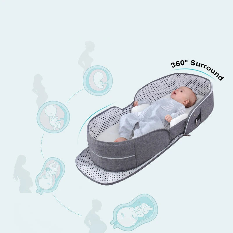 Nid de Bébé Portable avec Moustiquaire