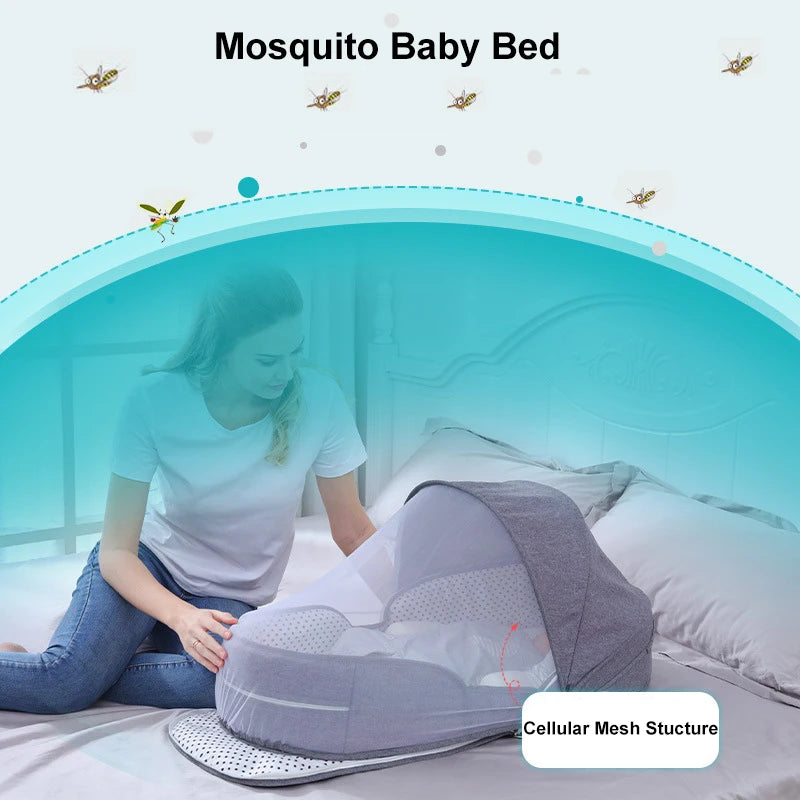 Nid de Bébé Portable avec Moustiquaire