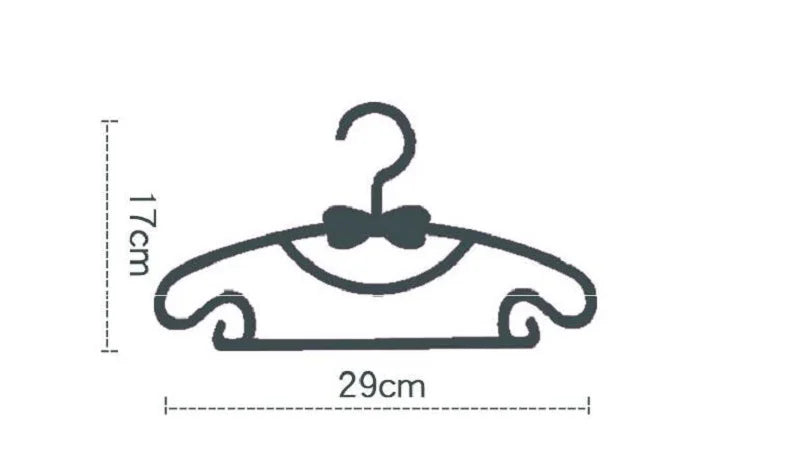 Lot de Cintres Enfant Portables Anti-Vent