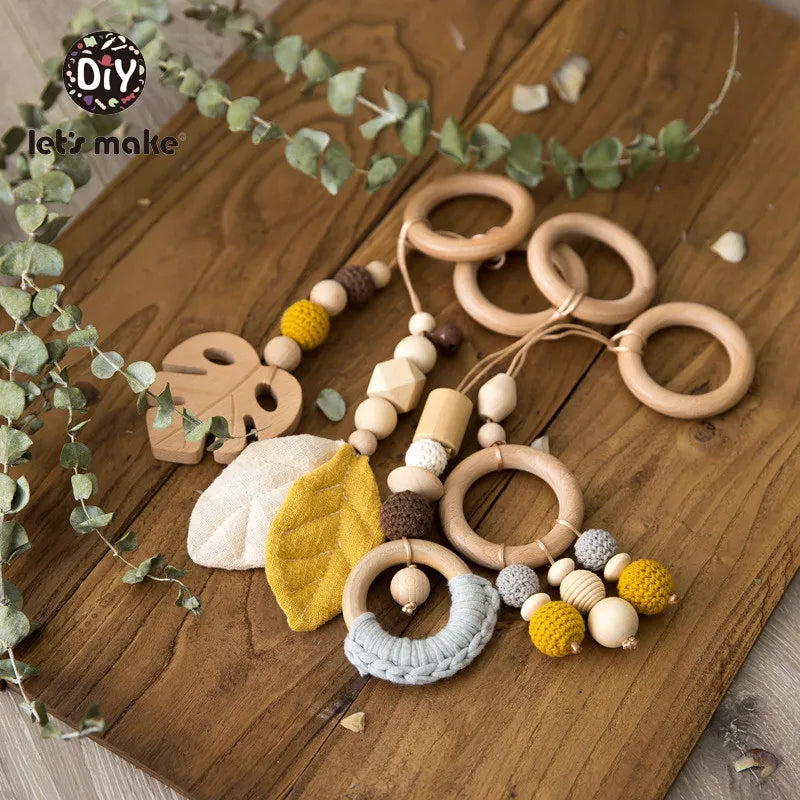 Portique d'Éveil en Bois Style Nordique