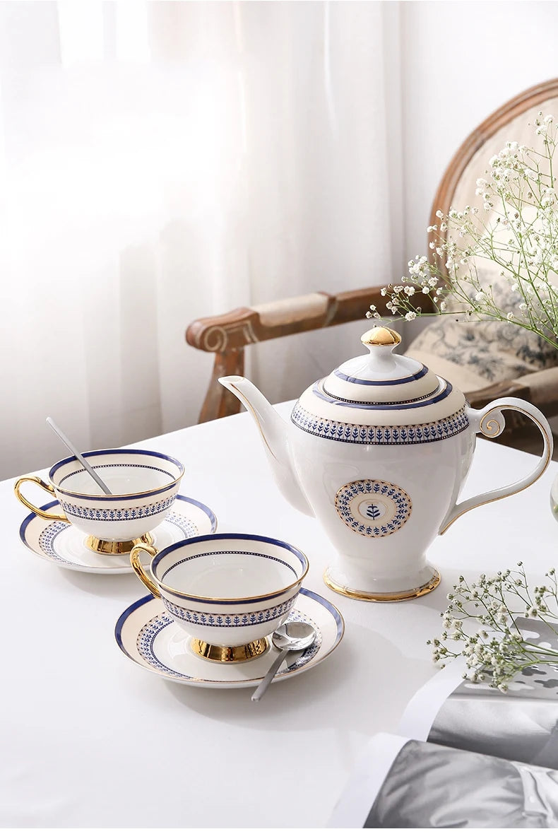 Service à Thé Porcelaine Style Marocain