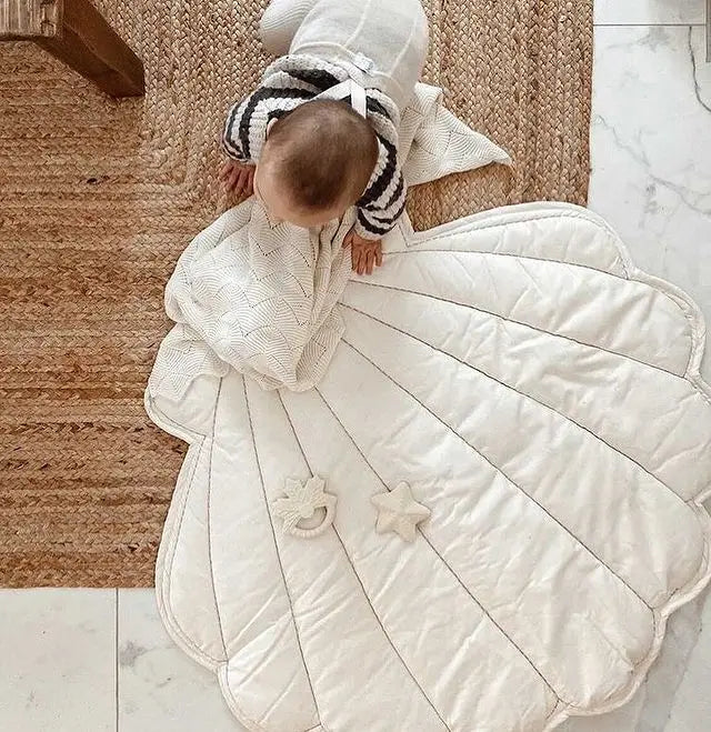 Tapis d'Éveil Coquillage en Coton