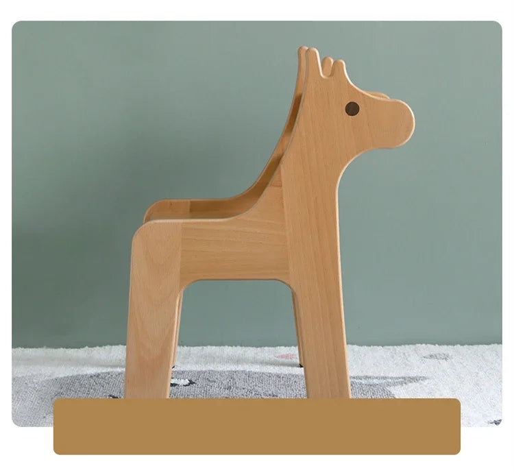 Chaise Enfant Nordique en Bois Massif