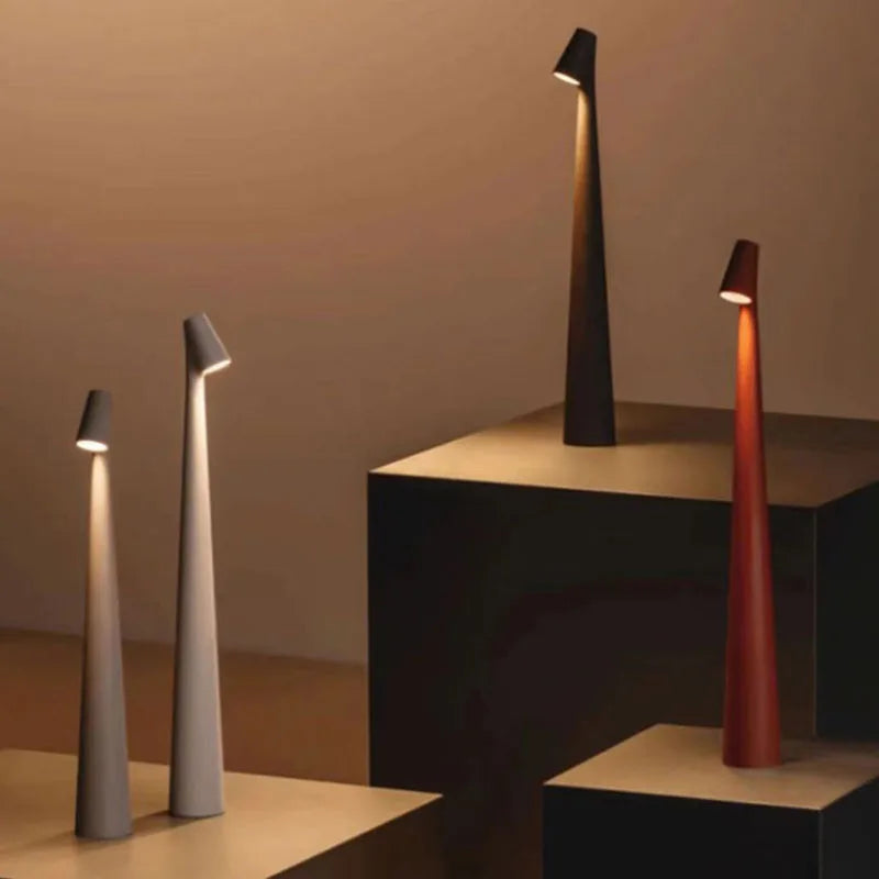 Lampe de Table LED Rechargeable Design Nordique Créatif