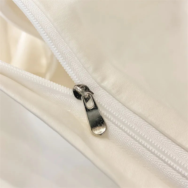 Parure de Lit Coton Égyptien 1000TC Ultra Douce 4 Pièces