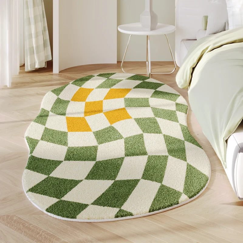 Tapis Moderne Effet Cachemire - Doux et Antidérapant