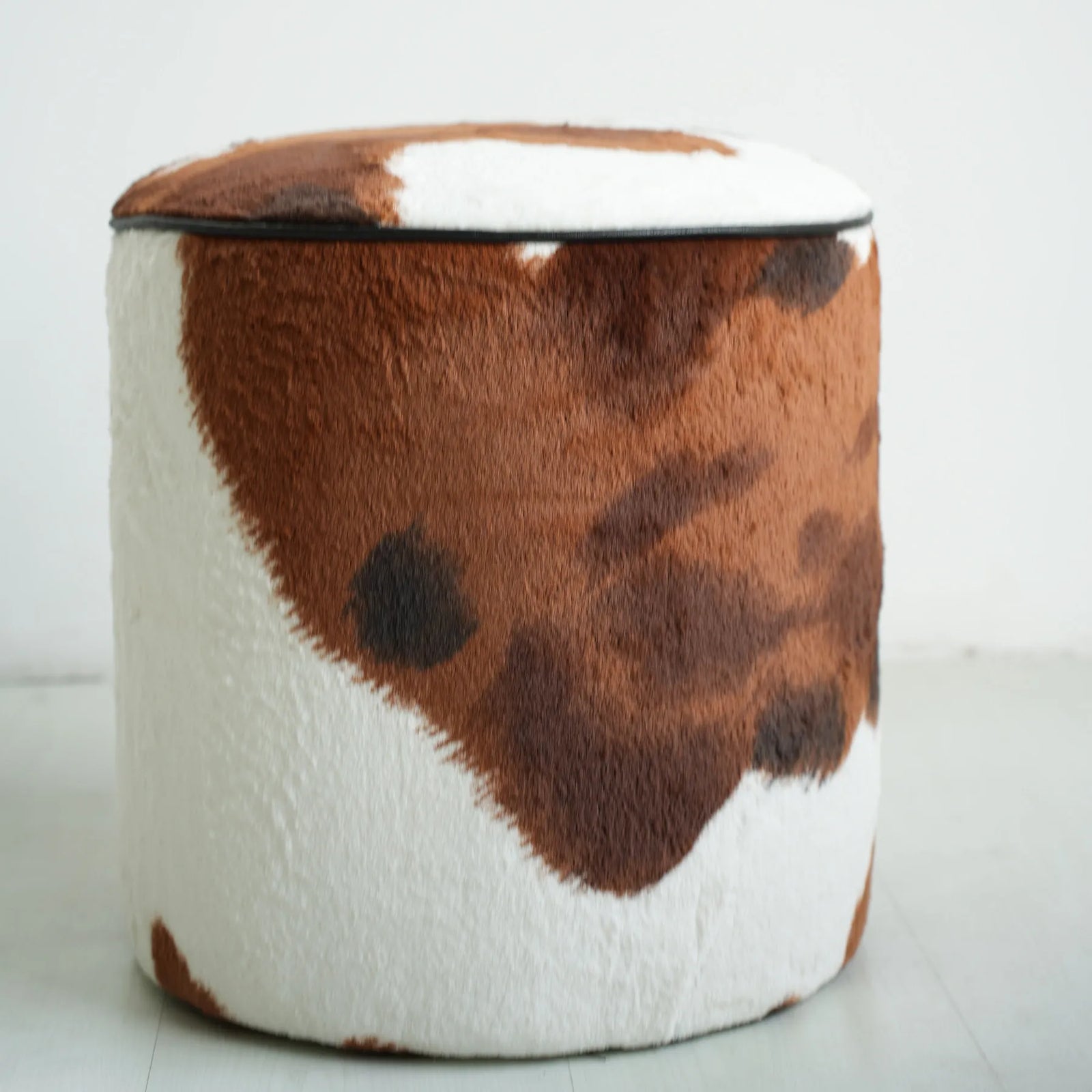 Pouf Repose-Pieds en Bois - Design Moderne Minimaliste