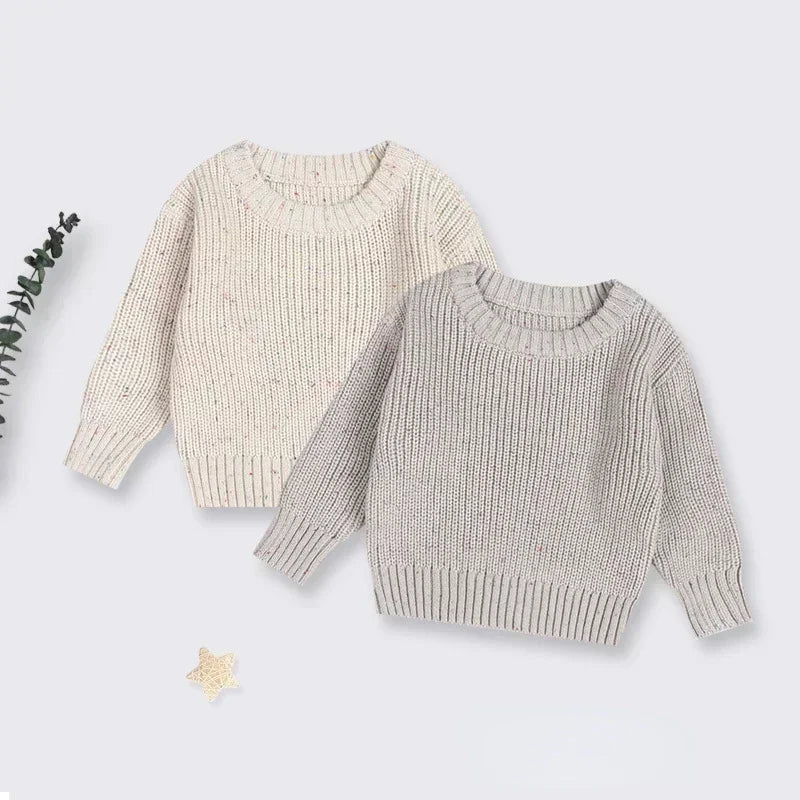 Pull Enfant Tricoté Manches Longues