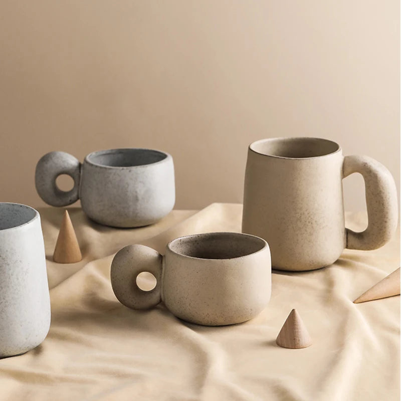 Tasse en Grès Japonais Rétro 300ml et 600ml