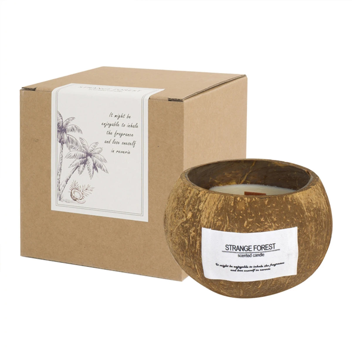 Bougie Parfumée Coquille de Coco