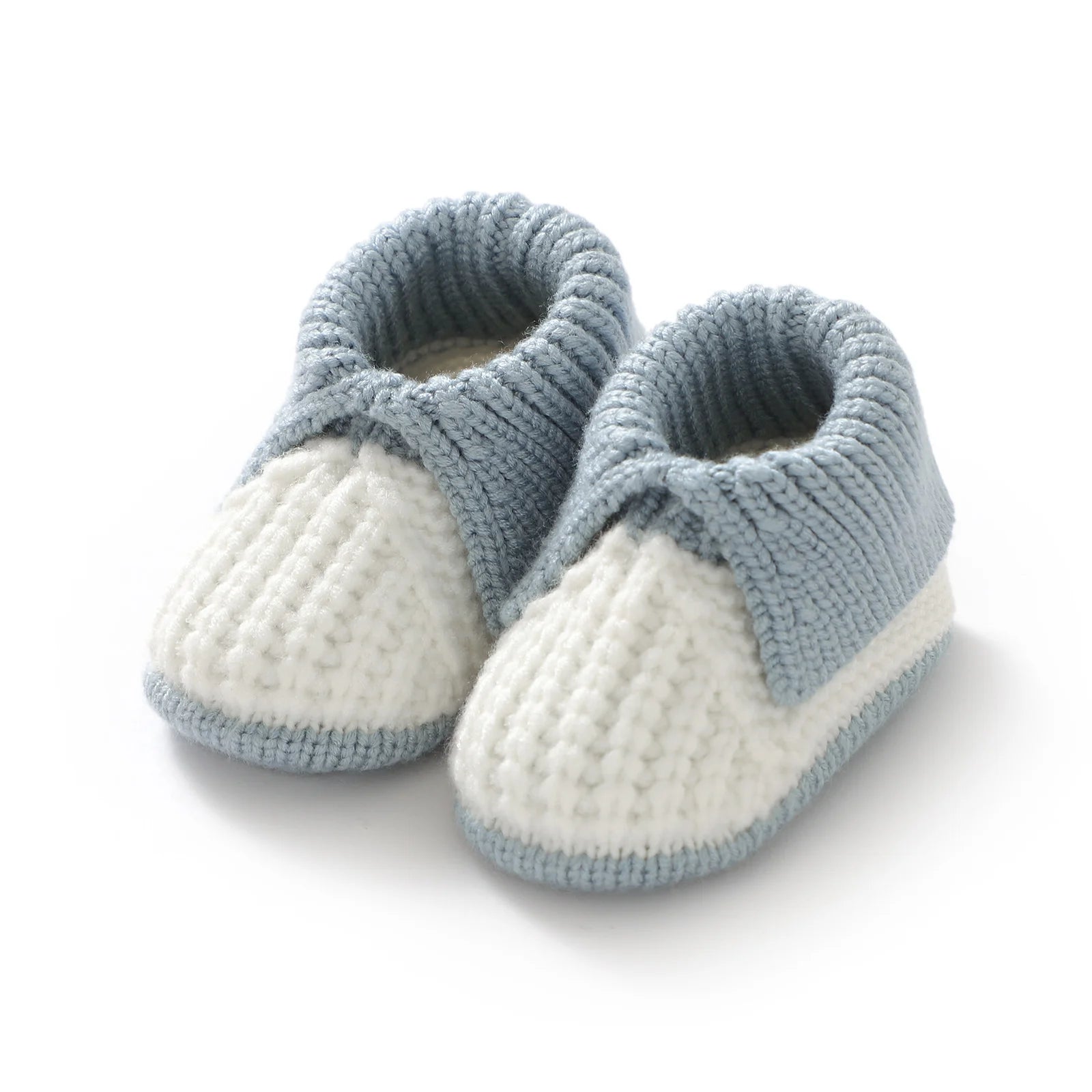 Bottines Bébé Tricotées Patchwork