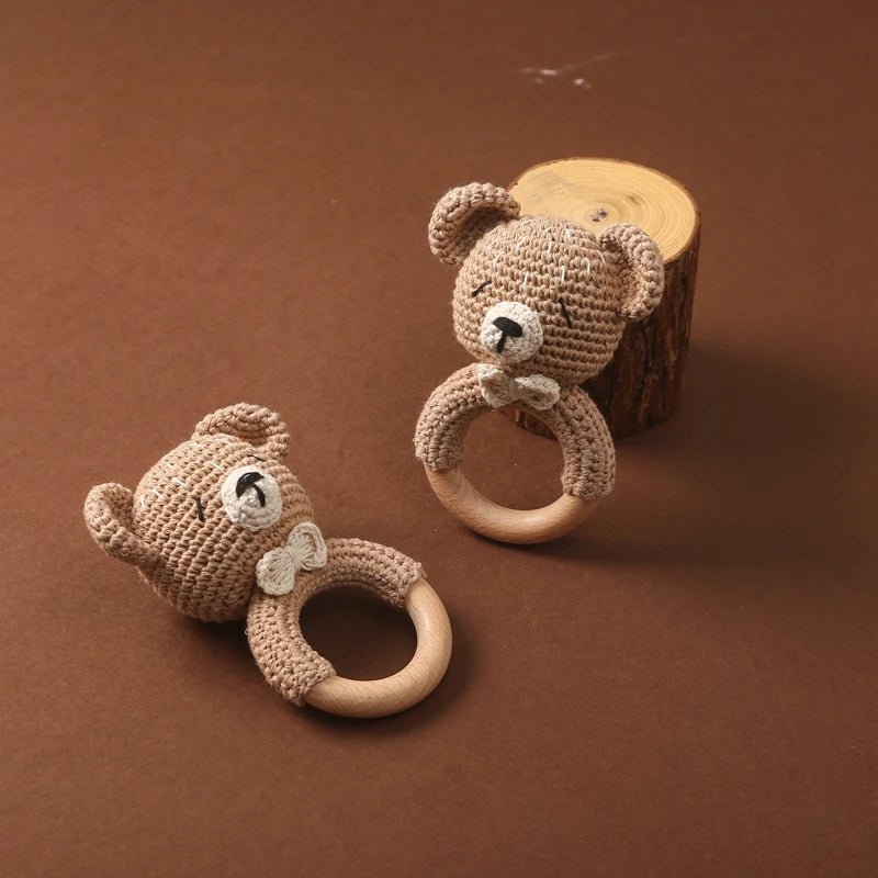 Hochet Ourson au Crochet pour Bébé
