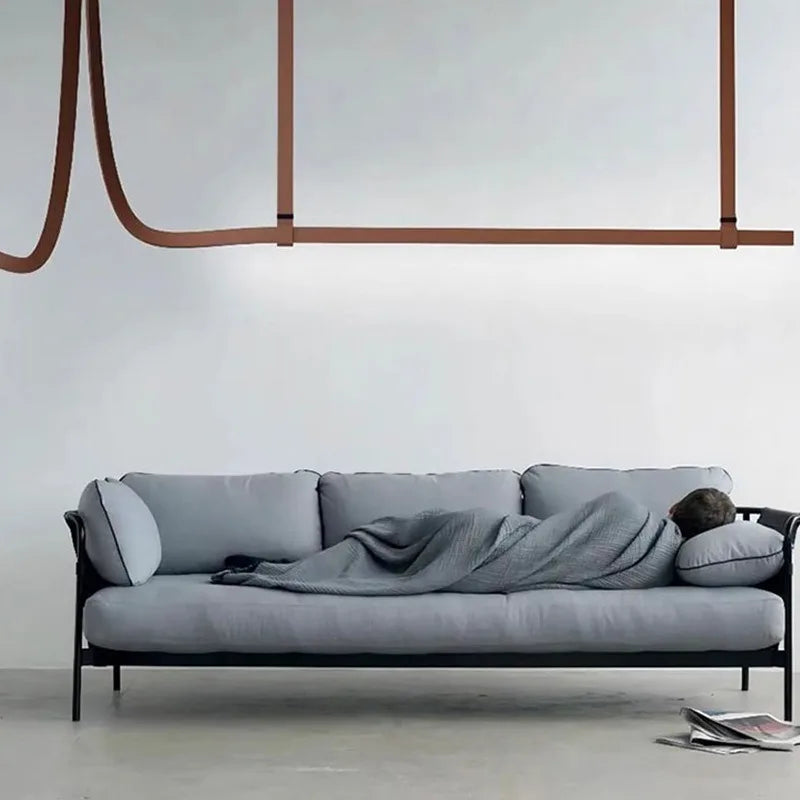 Lustre en Cuir Suspendu Style Moderne pour Cuisine