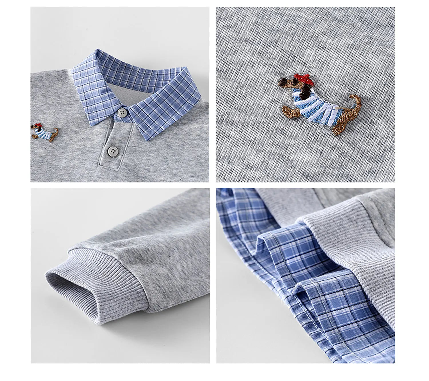 Pull Enfant Motif Cartoon Bicolore