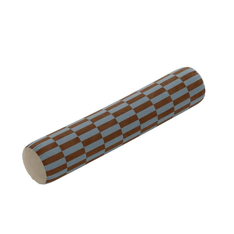 Traversin Cylindrique en Velours - Confort Longue Durée