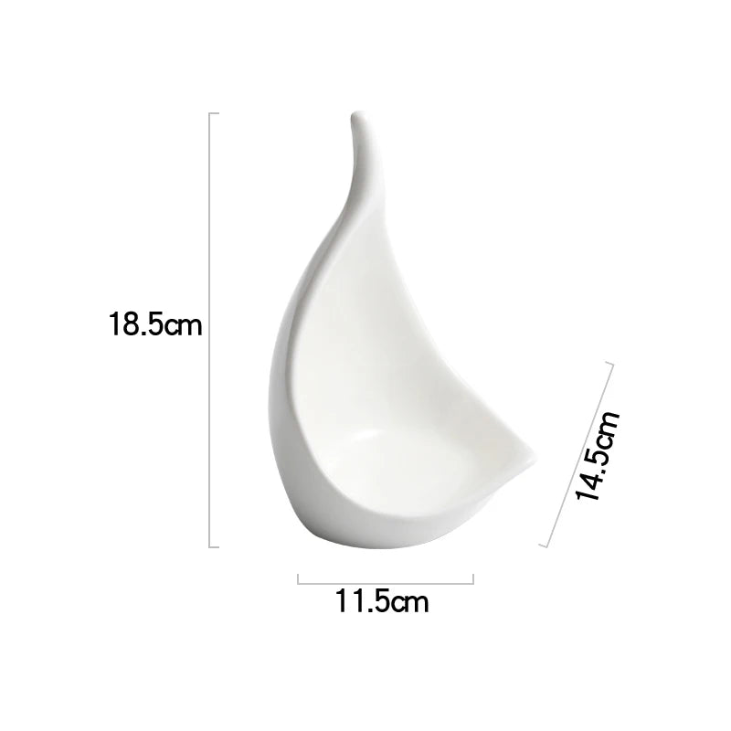 Assiette en Céramique Forme Irrégulière Créative