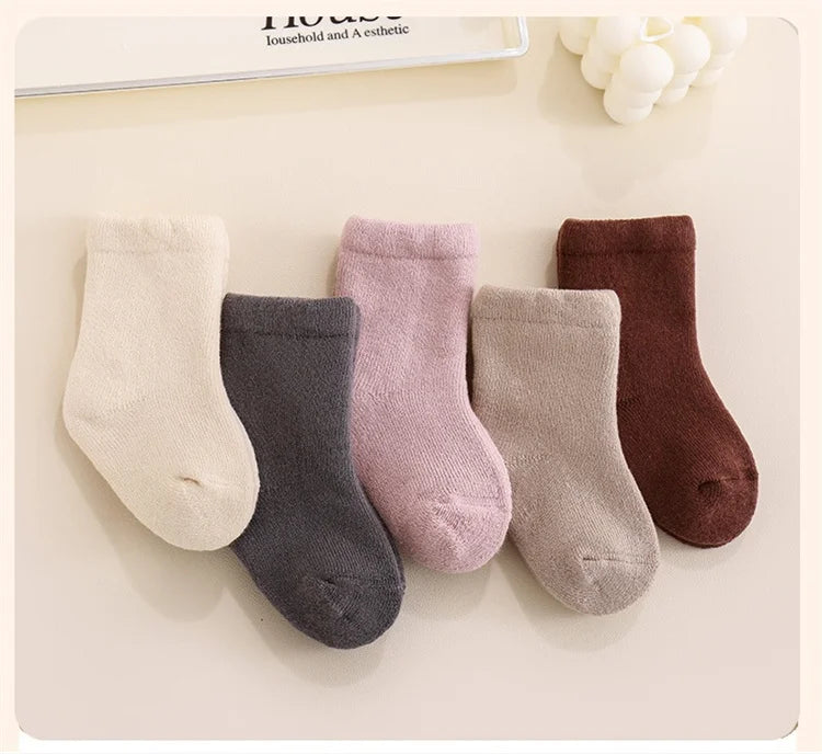 Chaussettes Bébé Éponge Épaisse Hiver