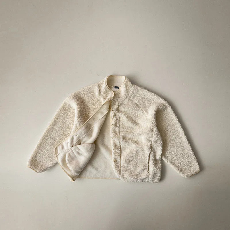 Manteau Enfant Matelassé Uni Style Coréen