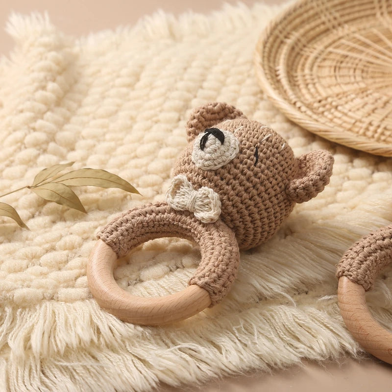 Hochet Ourson au Crochet pour Bébé