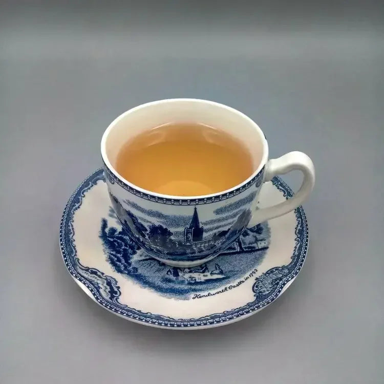 Assiette en Céramique Motif Château Bleu Palace