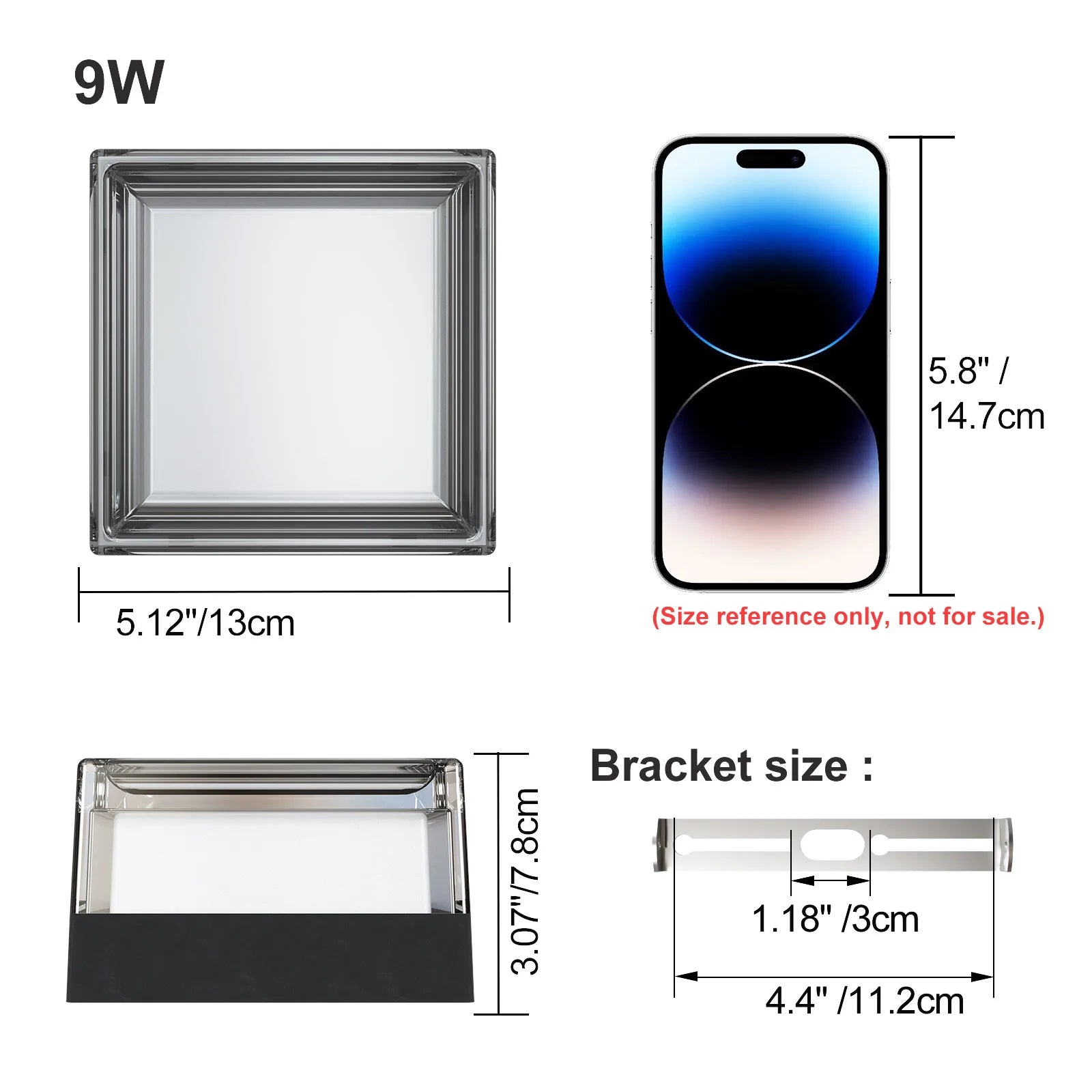 Applique Murale LED Étanche - Intérieur/Extérieur IP65